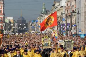 Крестный ход в Петербурге (12.09.2013)