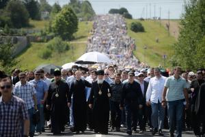 Крестный ход из Хотьково в Сергиев Посад